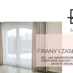 Jak uszyć firankę panelową? Poradnik DIY krok po kroku