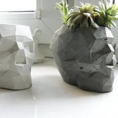 Sukulenty pokochają! Doniczki DIY: beton, glina, recykling i więcej