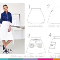 Jak uszyć spódnicę trapezową? Od wykroju do idealnego wykończenia