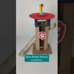 Baza Psiego Patrolu DIY z kartonu: Marzenie dziecka za grosze!