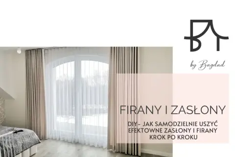Jak uszyć firankę panelową? Poradnik DIY krok po kroku