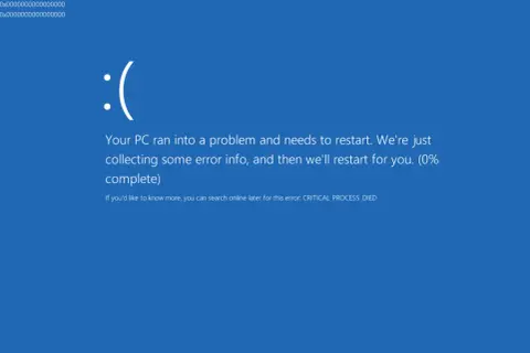 CRITICAL_PROCESS_DIED Windows 10: Napraw błąd krok po kroku!