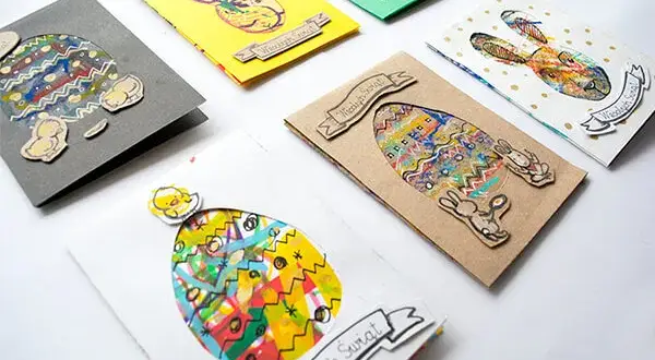 Wielkanocne kartki DIY: Darmowe szablony i instrukcje krok po kroku