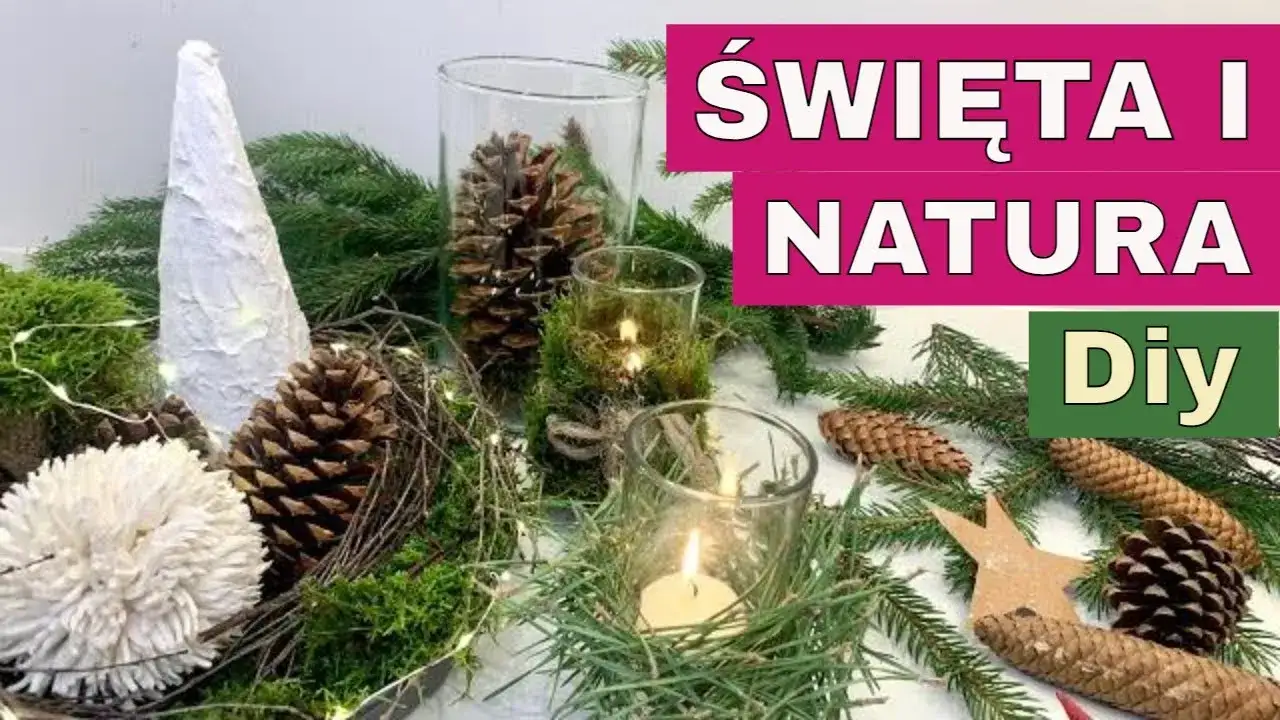 ozdoby świąteczne diy z natury