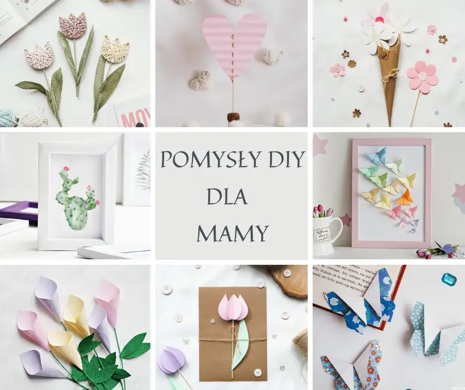 łatwe prezenty diy dla mamy szybko