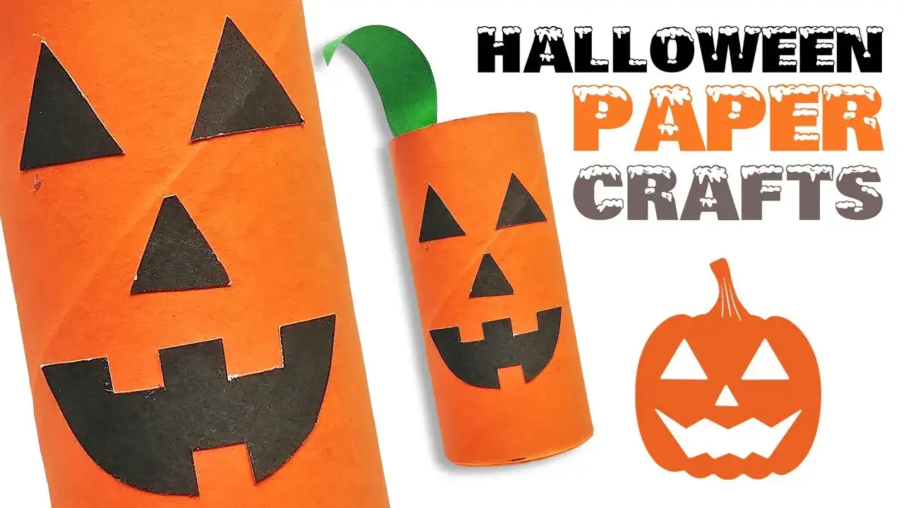 papierowe ozdoby halloween diy
