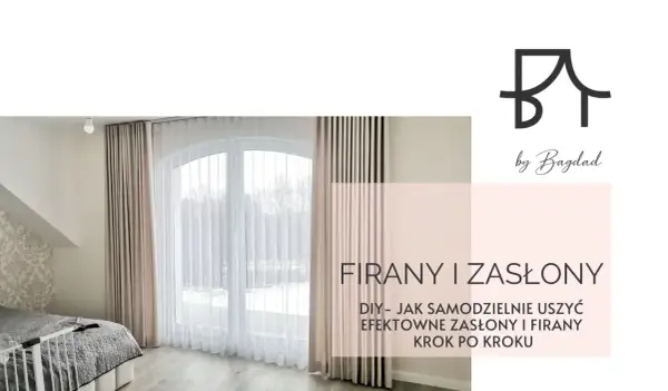 Jak uszyć firankę panelową? Poradnik DIY krok po kroku