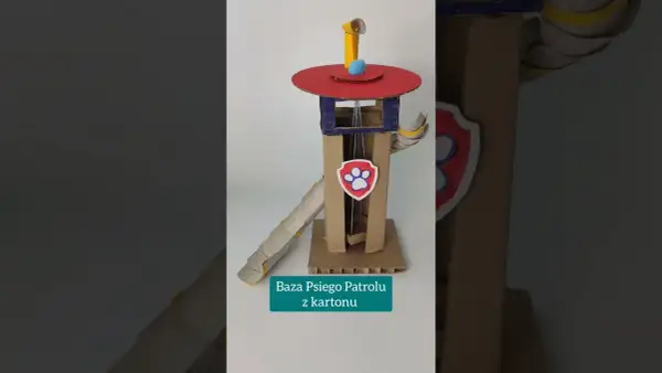 Baza Psiego Patrolu DIY z kartonu: Marzenie dziecka za grosze!